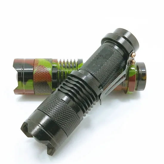 High Power 2000LM LED Flashlight - Zoomable Mini Spot Lamp for Camping