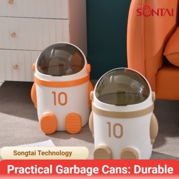 Fun Astronaut Trash Can for Home Decor