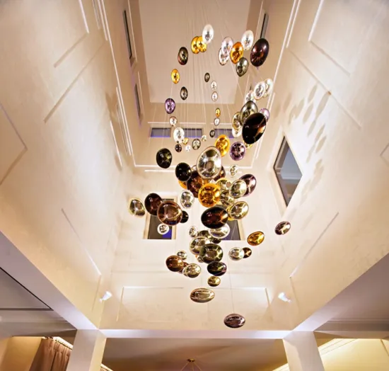 Art design blown chandelier for showrooms