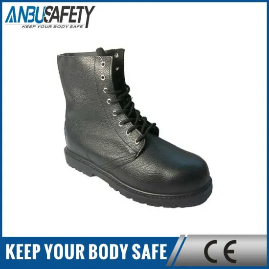 Hot selling genuine leather saudi arabia military boots