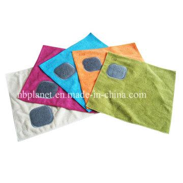 Microfiber Cleaning Cloth with Scouring Pad