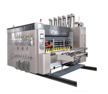 Corrugated Box Flexo Printing, Slotting, and Die Cutting Machine