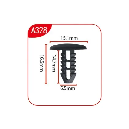 High Quality A328 Car Body Screw Rivets and Plastic Fasteners
