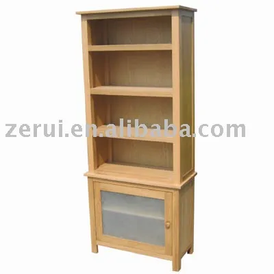 bookcase with a door