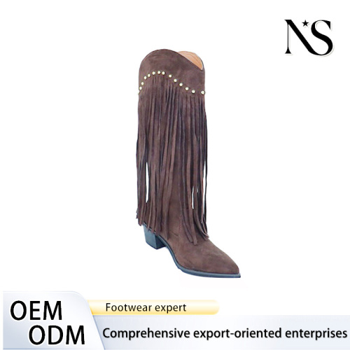 Botas elegantes con punta en punta para estilo occidental