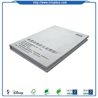 Simple Cardboard Hard Shell Office Notebook