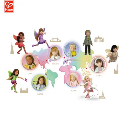 Hape Joy Kruselings Girls Toys Deluxe Set: Vinyl Baby Dolls and Dresses