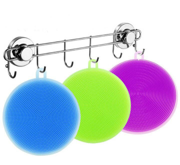 Multi purpose washing brush for silica gel