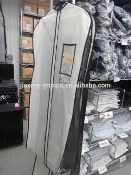 Simple style clear garment bags with pockets with custom size,high quality