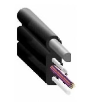 Home Ftth Fiber Optic Cable G657a With 1.2mm Messenger Wire Self Supporting
