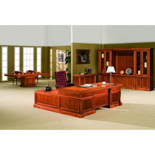 Classical Executive office Desk with wood veneer