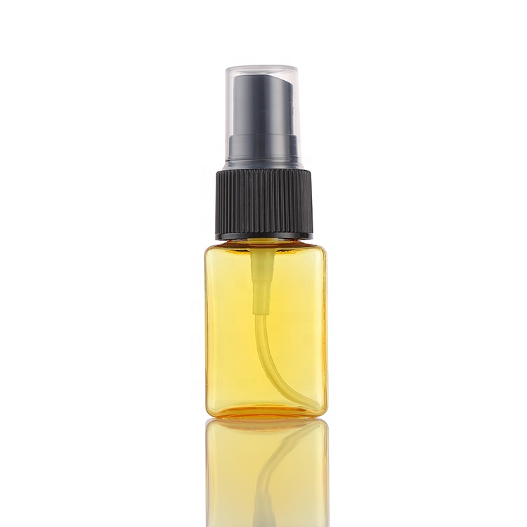 wholesale square pet plastic perfume body lotion shampoo cream spray bottle 20 ml 30 ml 50 ml 60 ml 100 ml