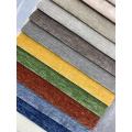 Tela de tapicería de chenilla con textura de color sólido