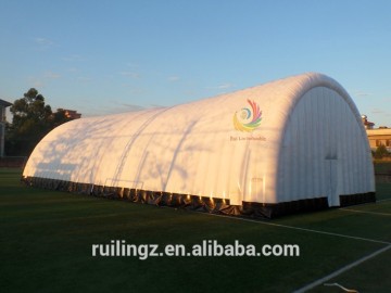 giant white outdoor inflatable cube tent for wedding and events