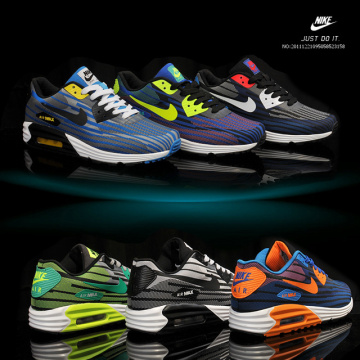 2014 Nake Air Max 90 men shoes Max Lunar90 Jacquard Athletic sports sneakers 40-45
