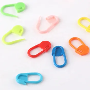 Colorful Plastic Safety Pin Stitch Marker Hand Sewing Needle Set for Knitting