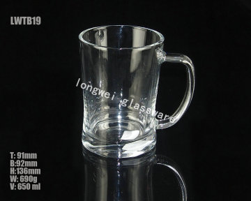 High Quality Glass Cup for Tea/Juice/Beer (LWTB19)