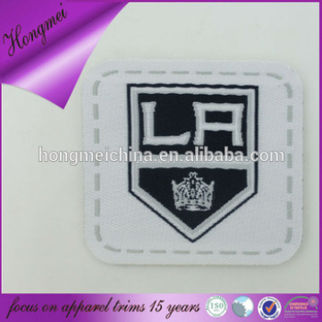 Low price laser cut garment labels woven