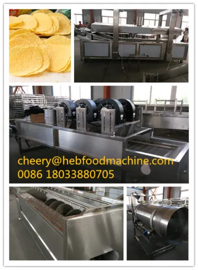 large output fresh potato chips machine