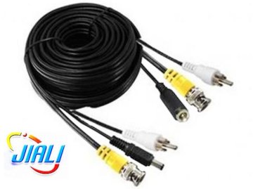 BNC Video RCA Audio DC Power Extension Cable for CCTV Cameras