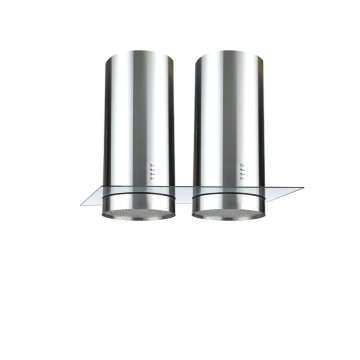 Factory Direct Stainless Steel Copper Motor Island Range Hood for Commercial Kitchens