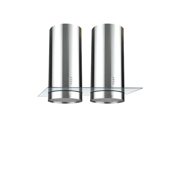 Factory Direct Stainless Steel Copper Motor Island Range Hood for Commercial Kitchens