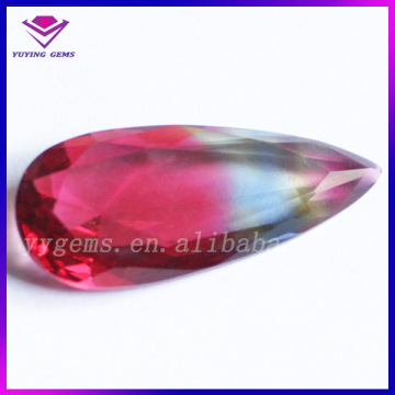 New Trend Multi Color Glass Gems Synthetic Crystal Glass Gemstone Jewelry