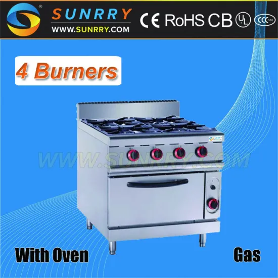 Hot selling restaurant kitchen appliance gas cooker stove burner head free standing cooker