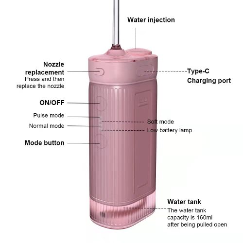 Удобный тип IPX7 Water Flosser