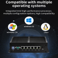 Intel Celeron Pemproses Penghala Perisian Mini PC Fanless