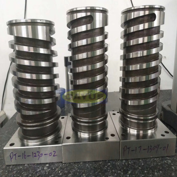 Custom precision pet preform mold components