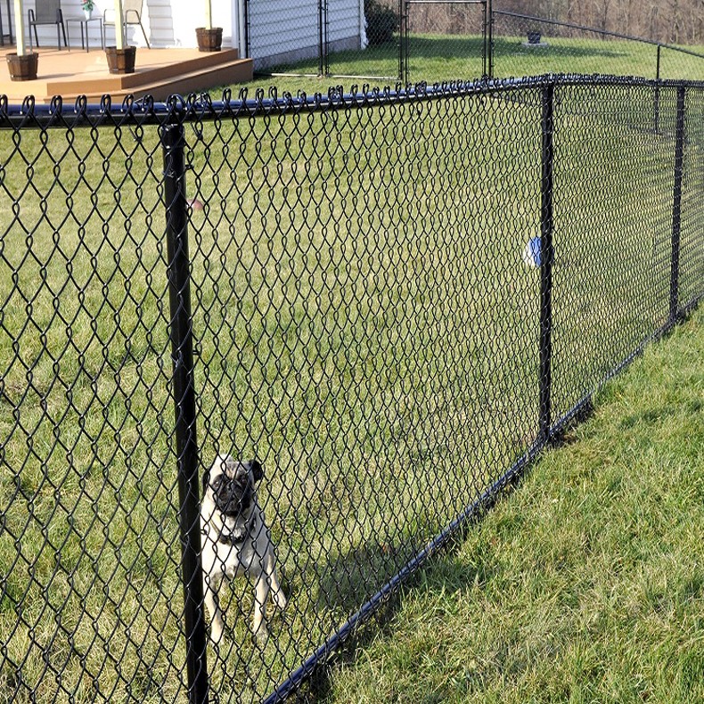 Fence à mailles métalliques et clôture de liaison de chaîne d'occasion