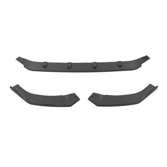 KSEEK Auto Parts Front Bumper Lip Spoiler Side Black ABS Bumper Lip for VW Golf MK7.5 GTI