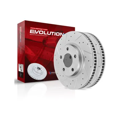 Power Stop EBR1298XPR Auto Brake Discs for Fiat 500 Brake Rotor