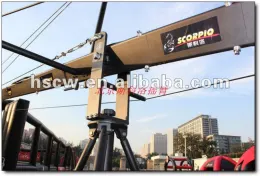 manual camera jib for advertisement - 7.6 meters long