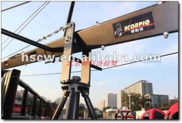 manual camera jib for advertisement - 7.6 meters long