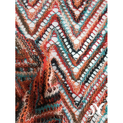 Polychrome Yarn Dye Knit Beach Cover Summer Fabric