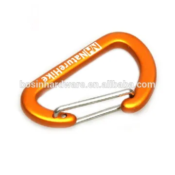 Wholesale High Quality Metal 40mm length Aluminum Carabiner Metal