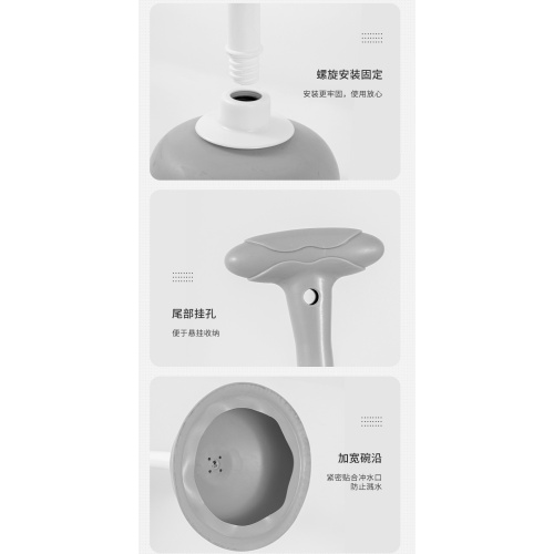 Anti-Splash High Pressure Air Plunger for Toilet