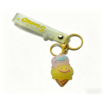 Восхитительная игрушка-брелок из ПВХ с мороженым