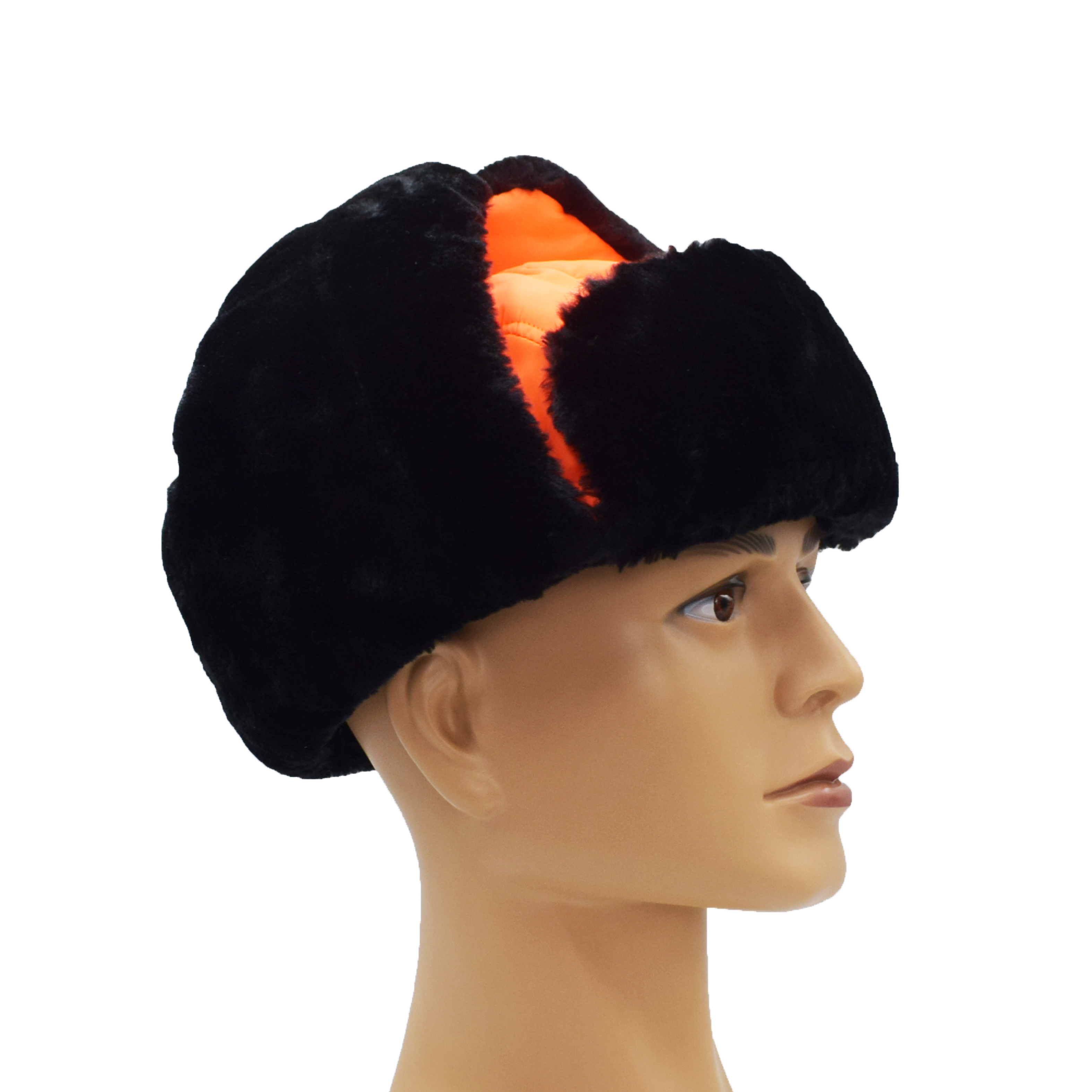 Orange cotton hat