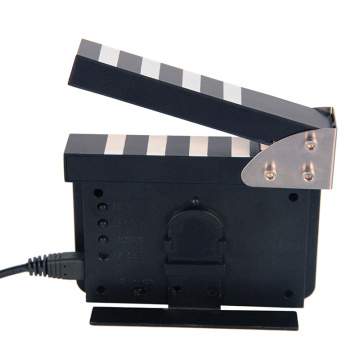 Movie clappers electric time clock with date