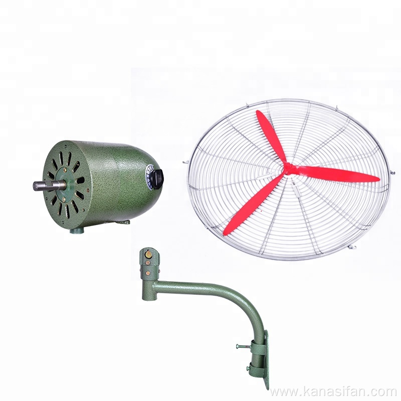 Metal Industrial electric Wall Mounted Blade Fan