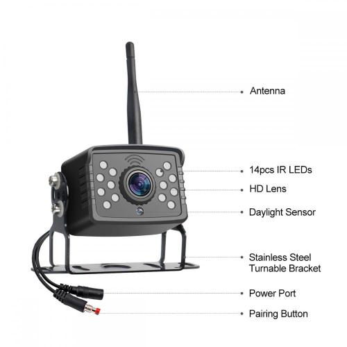 waterproof car rearview car system backup camera