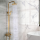 Banheiro Brass Golden Arcaize Set Torneira de Chuveiro Antigo