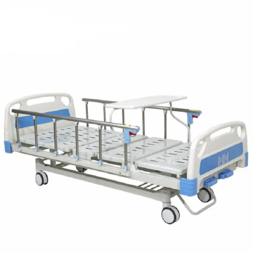 テーブルタイプの病院の折りたたみ可能な2つのクランクベッド