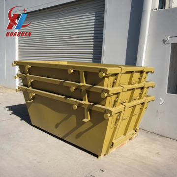 Durable 4m³ Heavy Steel Skip Bin for Waste Management