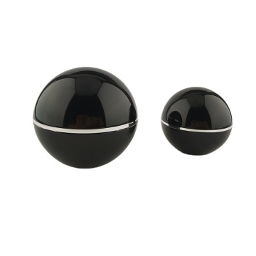 Luxe Black Anti-Aging Face Cream and UV Nail Gel Jar Containers