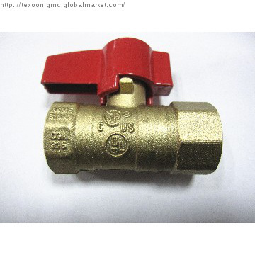 GBV-Regular Port Brass Gas Ball Valve, and Through the CSA, UL