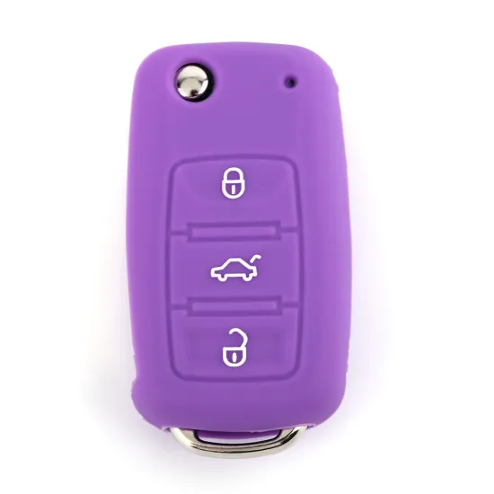 Silicone Flip Key Fob Skin Cover Case